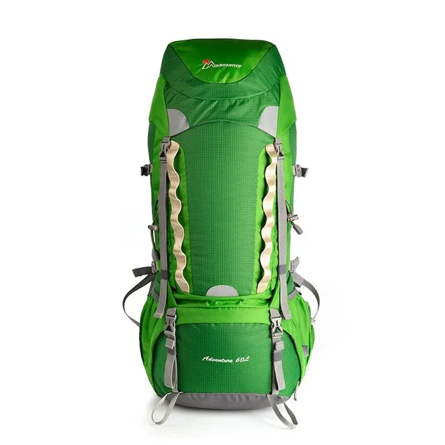 60l Internal Frame Long Haul Climbing Bag for hiking