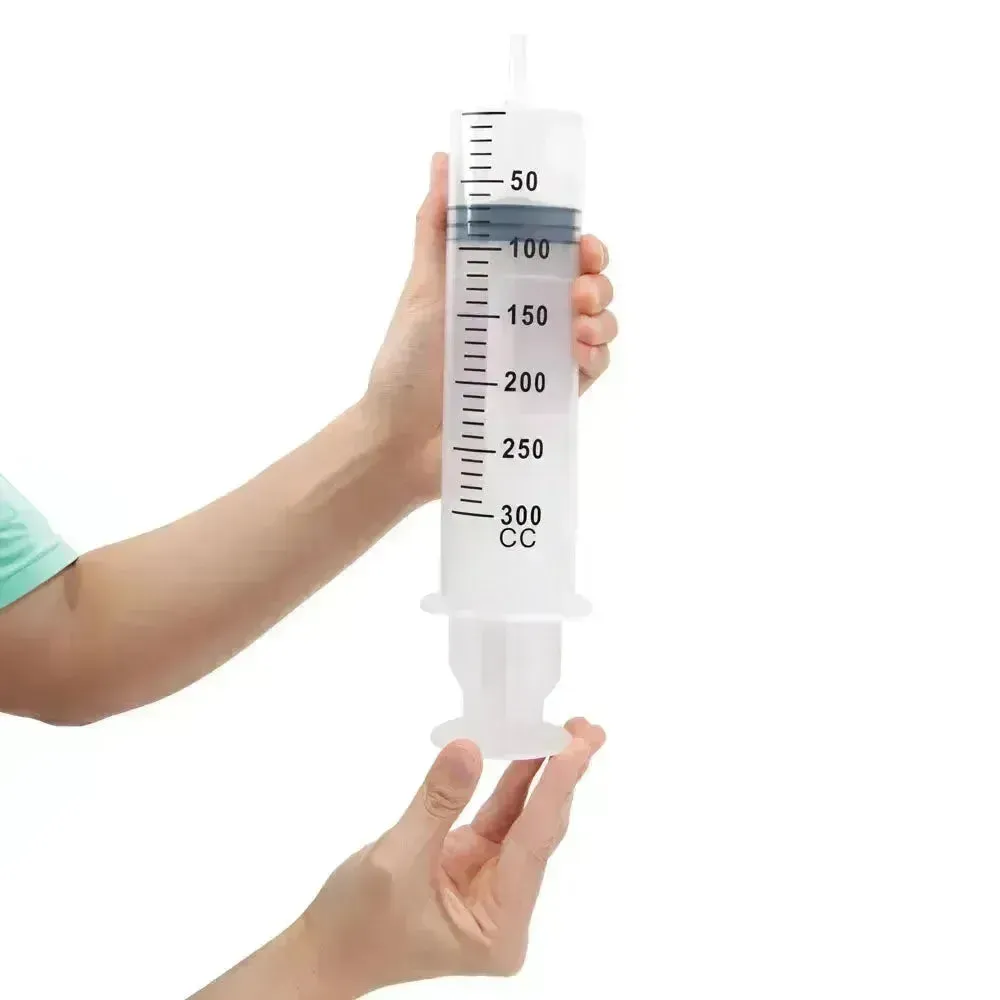 AquaClean 300ml Enema Syringe - 300 ml Capacity with Free Travel Douche Included