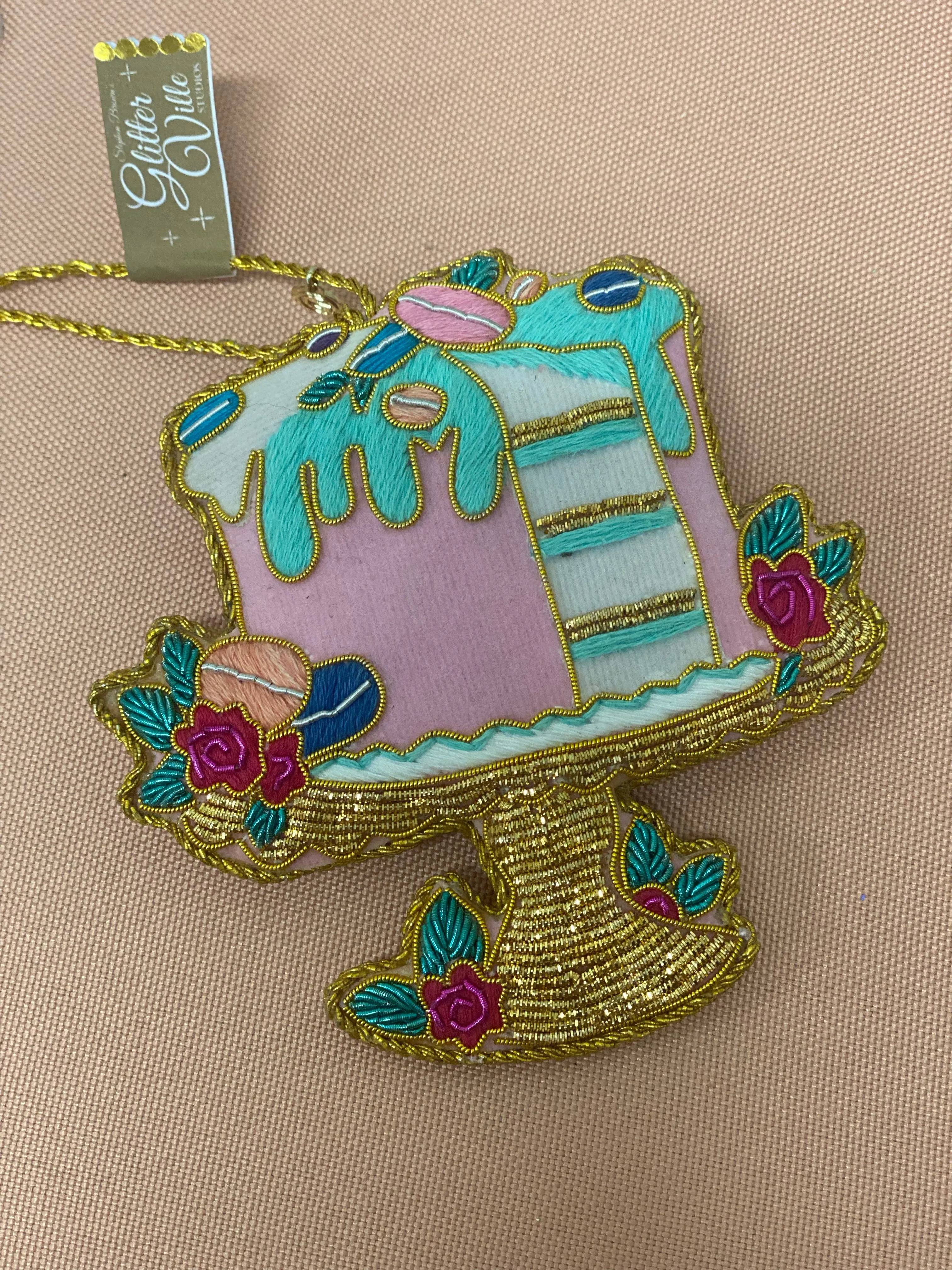BEADY EMBELLISHED PARISIAN LE SWEET ORNAMENT