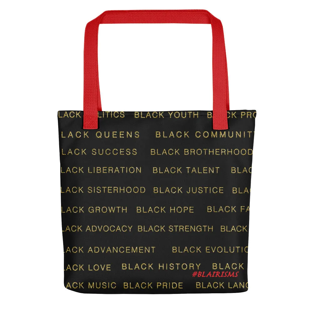 BLACK & GOLD BLACK MAGIC Tote bag