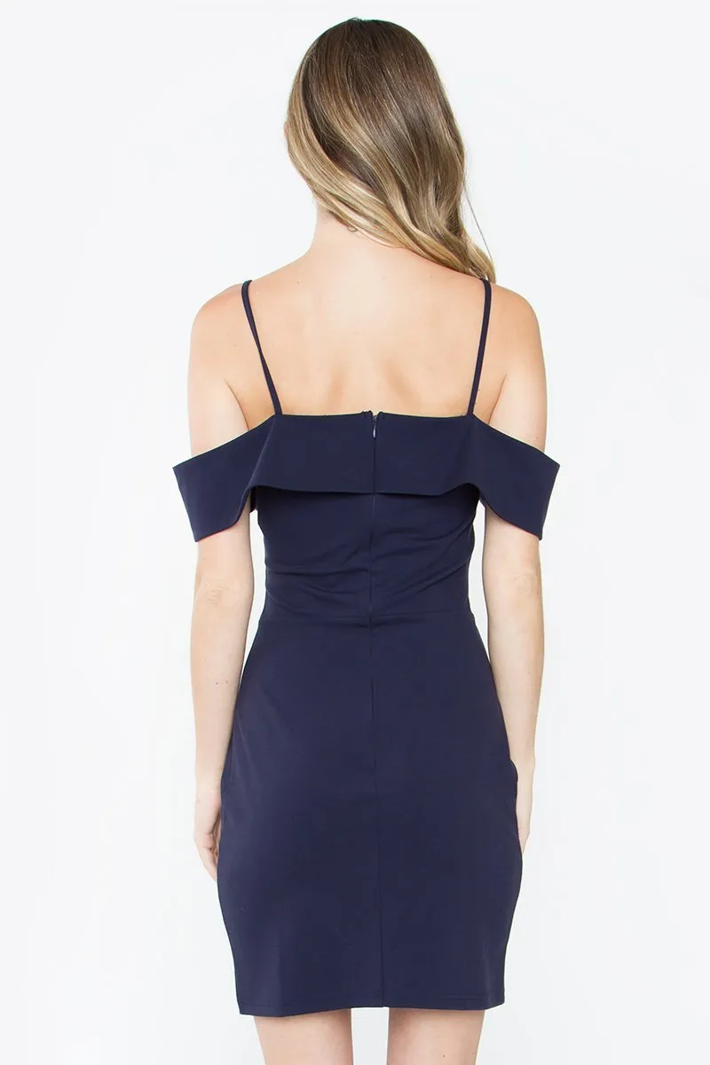 Canela Open Shoulder Dress