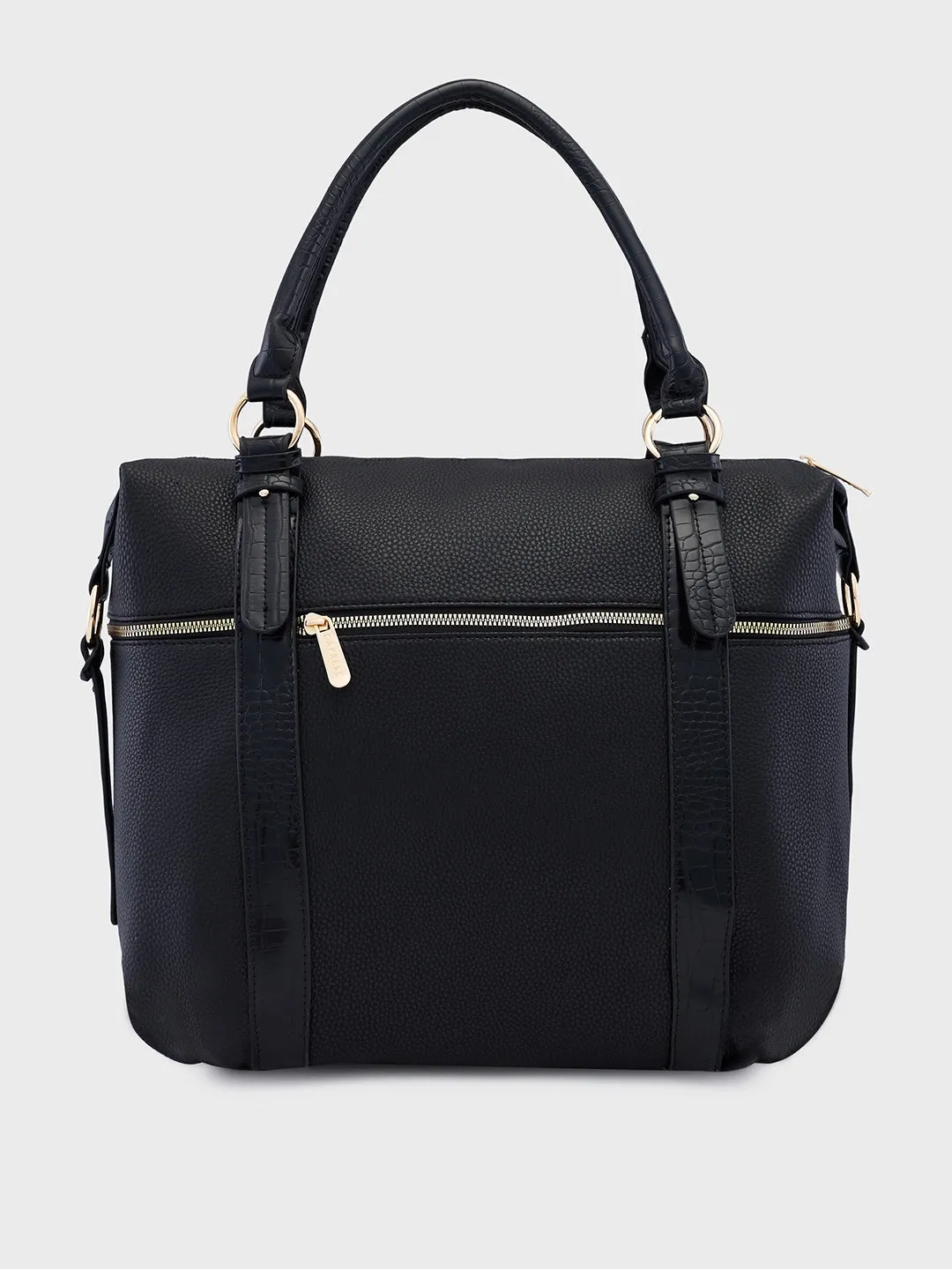 Caprese Nicole Satchel XL Black