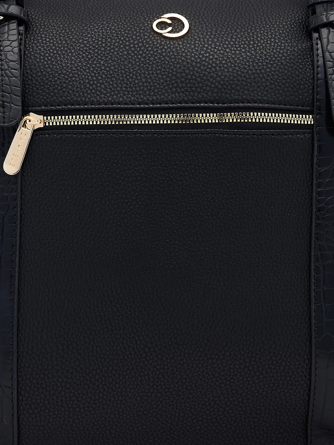 Caprese Nicole Satchel XL Black