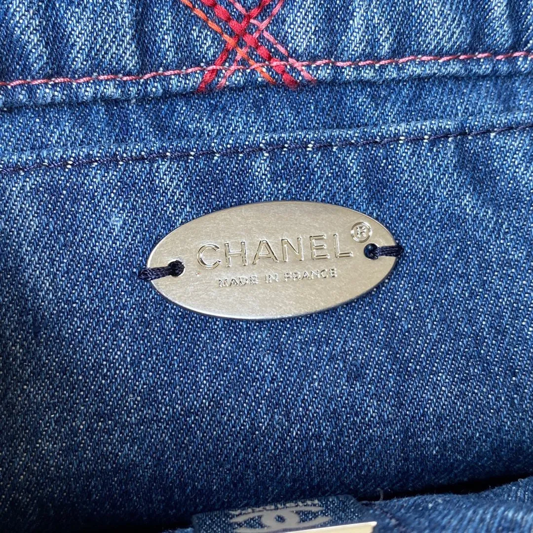 CC592 Printed Denim Message Bag / HIGHEST QUALITY VERSION