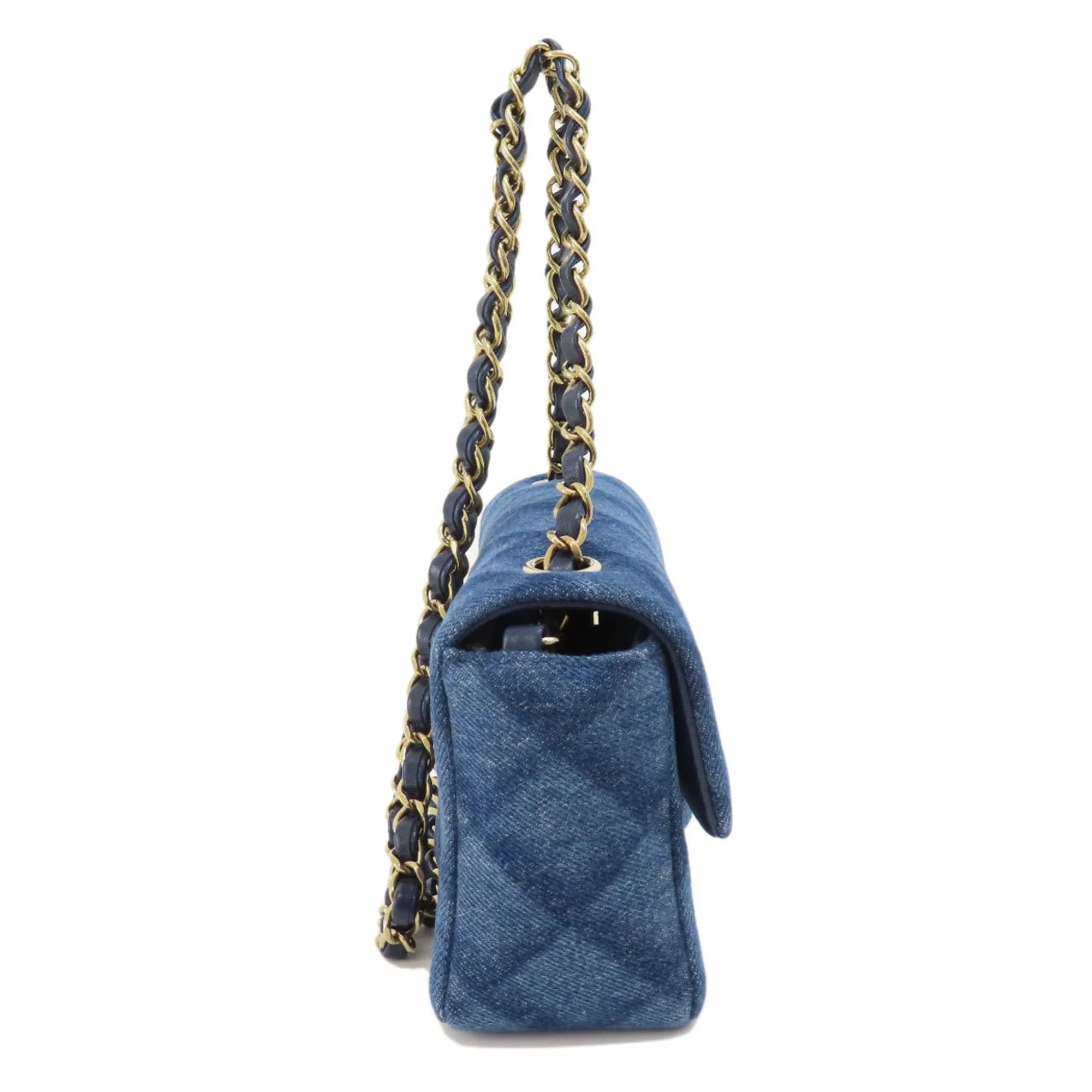 CHANEL Chain Shoulder Coco Mark Bag Women's