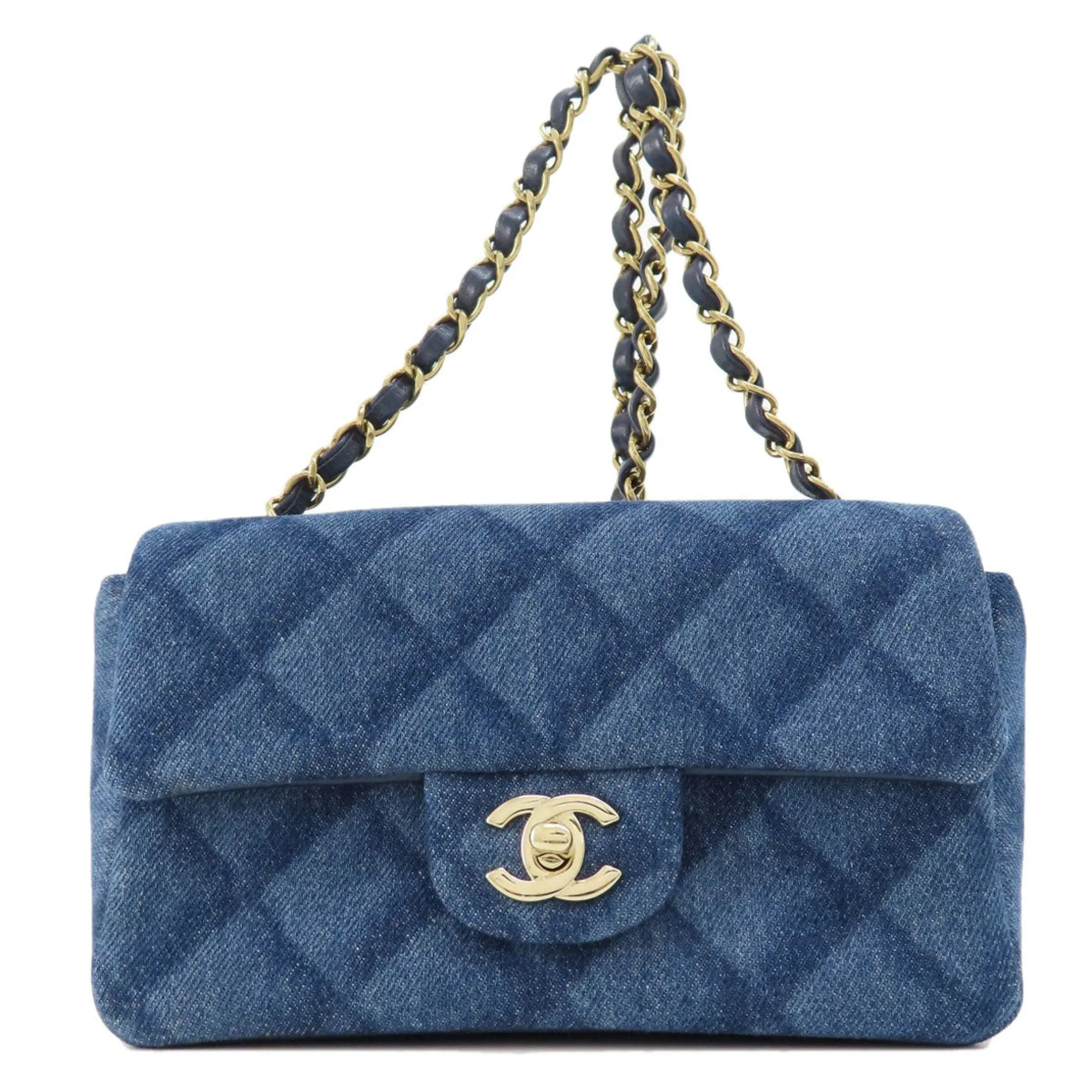 CHANEL Chain Shoulder Coco Mark Bag Women's