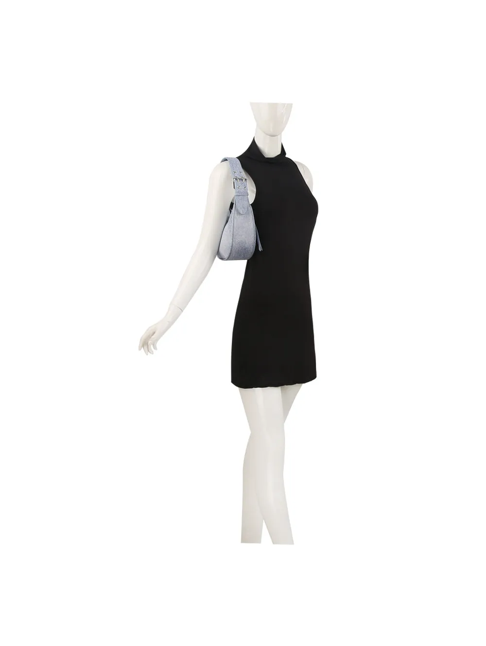 Classic debim hobo shoulder bag