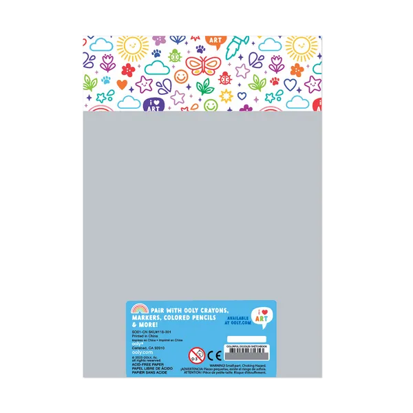 Colorful Doodles Sketch Book by OOLY