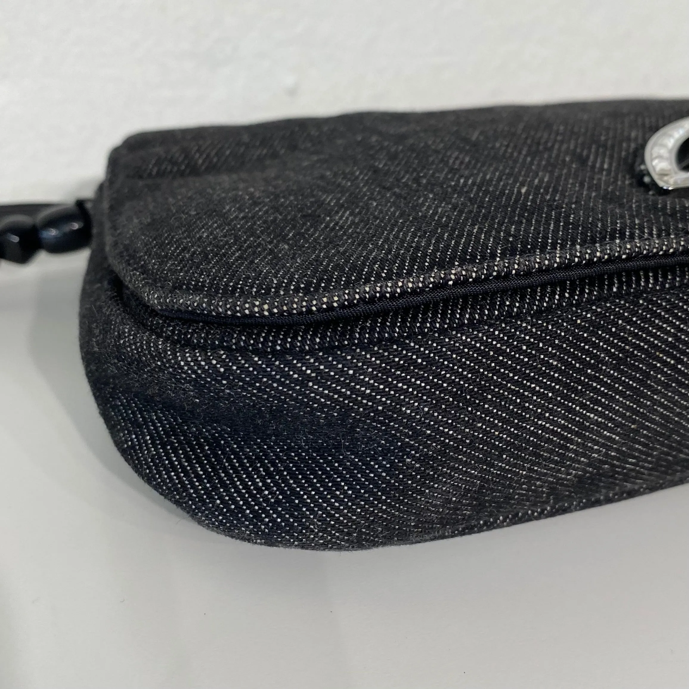 Dior Black Denim Malice Bag