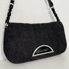 Dior Black Denim Malice Bag