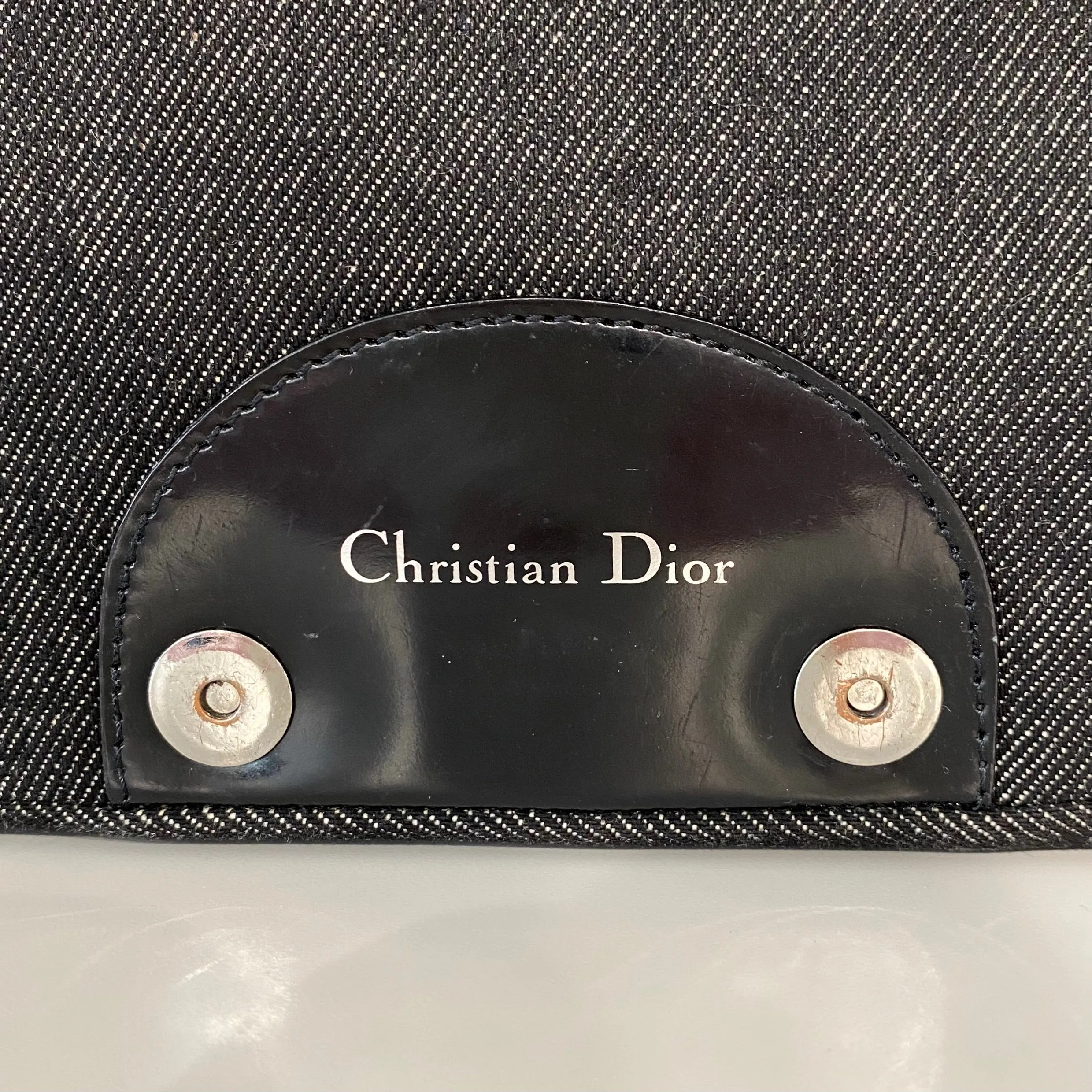 Dior Black Denim Malice Bag