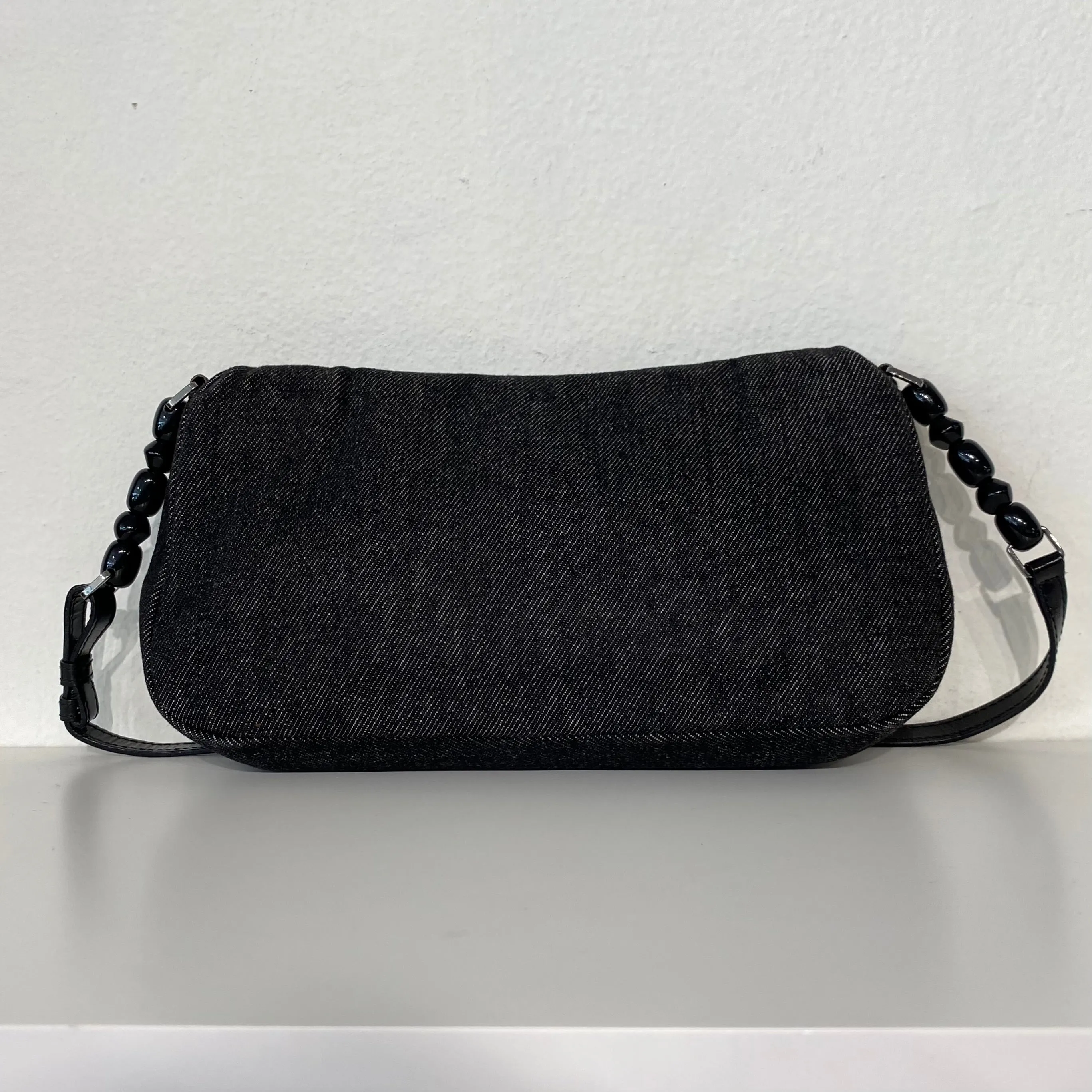 Dior Black Denim Malice Bag