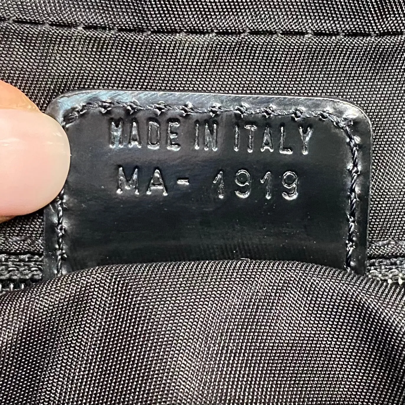 Dior Black Denim Malice Bag