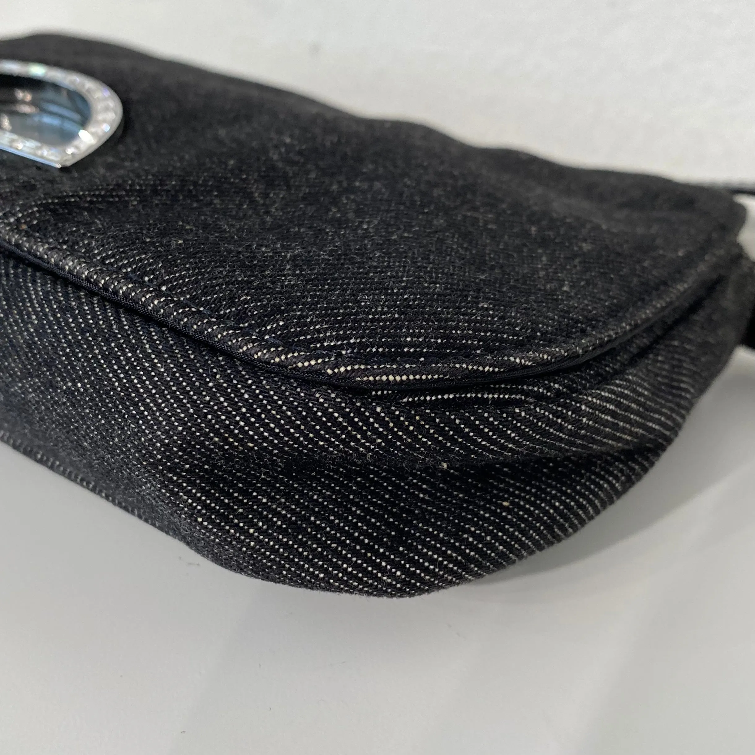 Dior Black Denim Malice Bag
