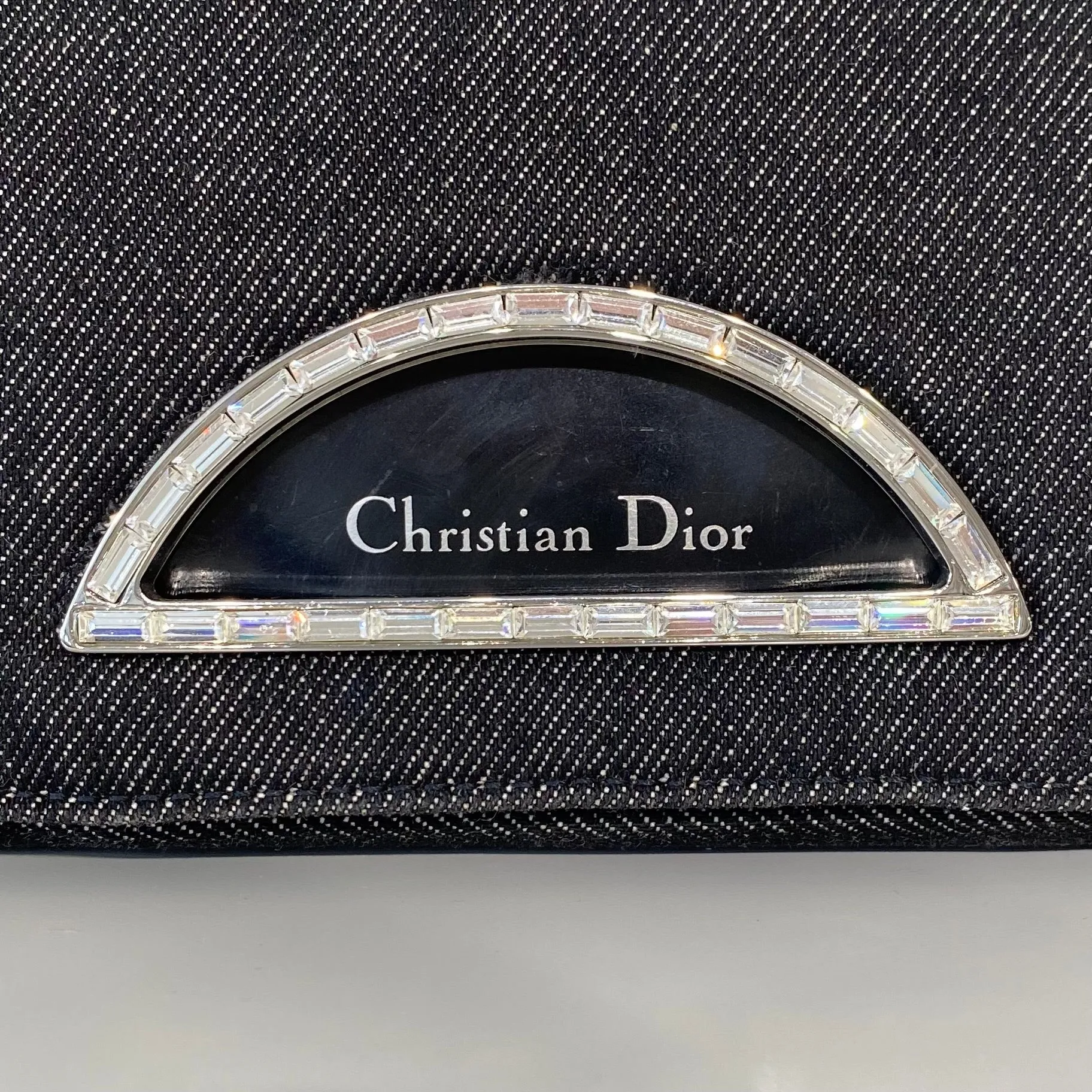 Dior Black Denim Malice Bag