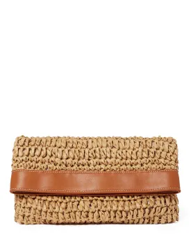 Elora Raffia Clutch