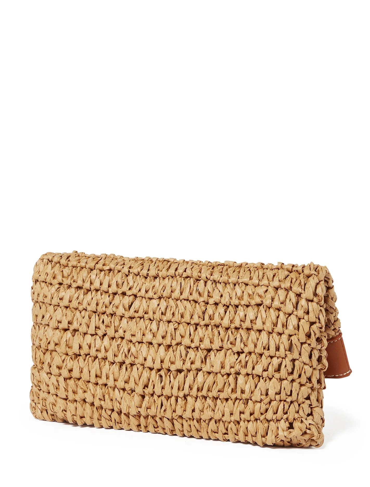 Elora Raffia Clutch