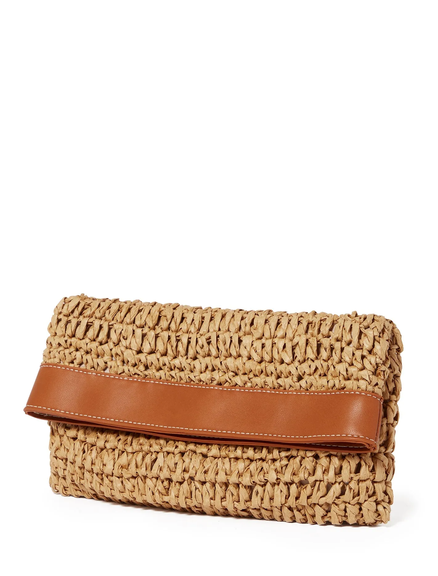 Elora Raffia Clutch
