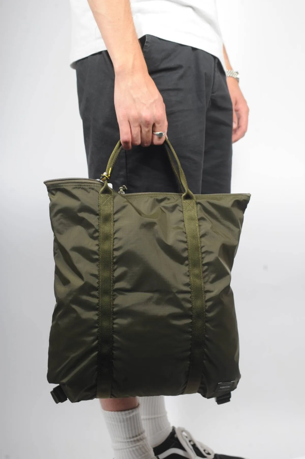Flex 2 Way Tote Bag Olive Drab