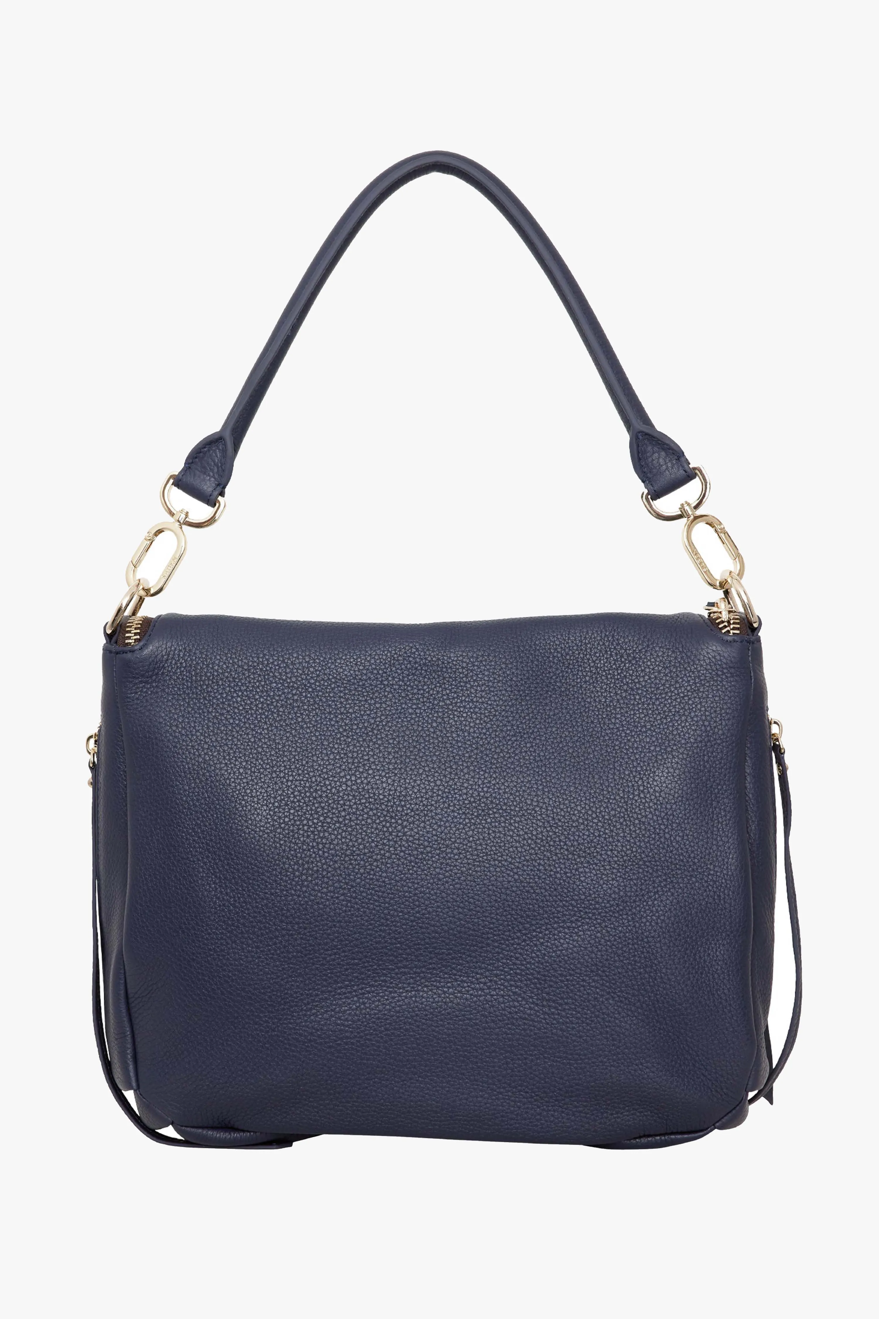 Frankie Fold Over Midnight Blue Shoulder Bag
