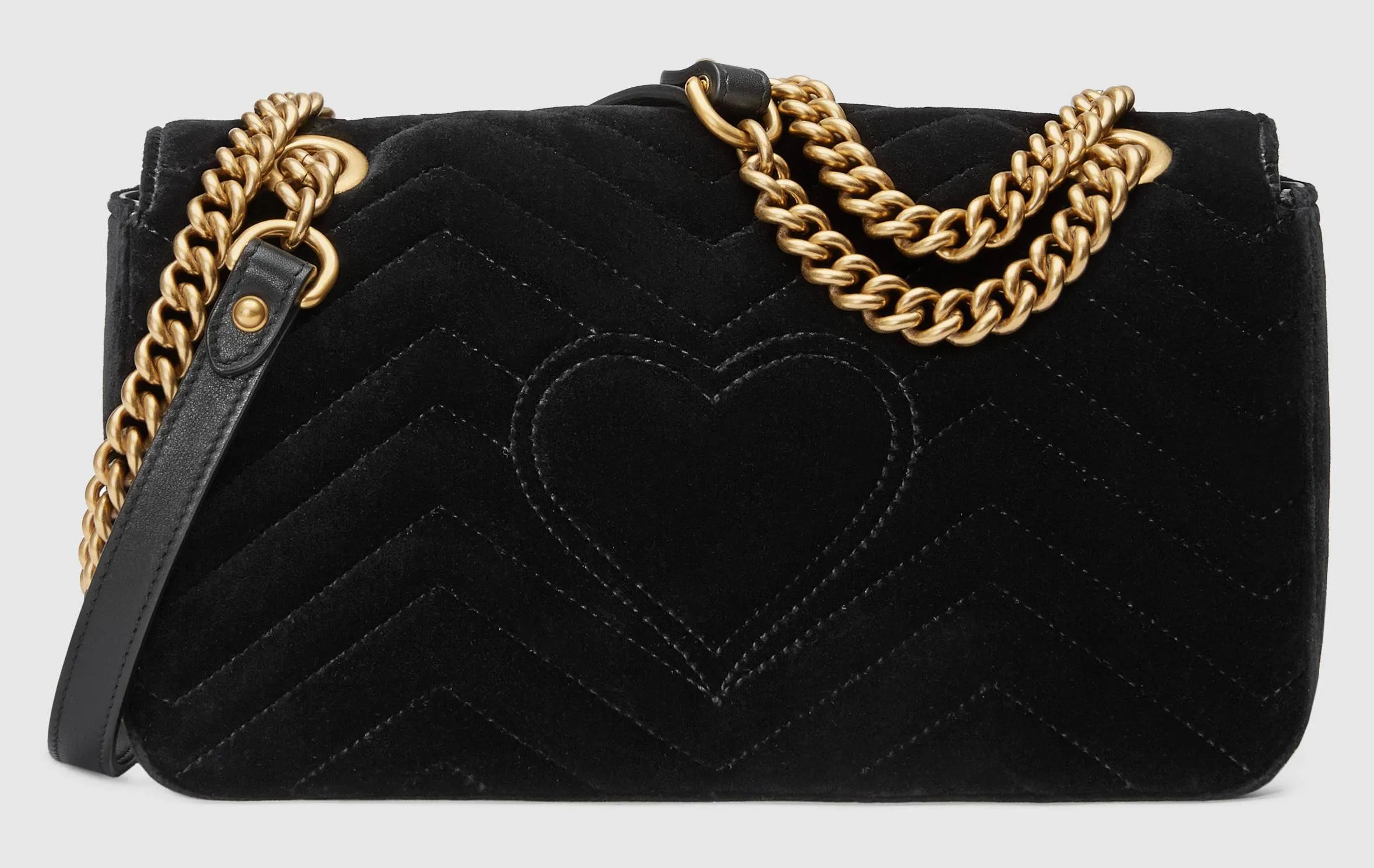 GG Marmont Small Shoulder Bag, Black