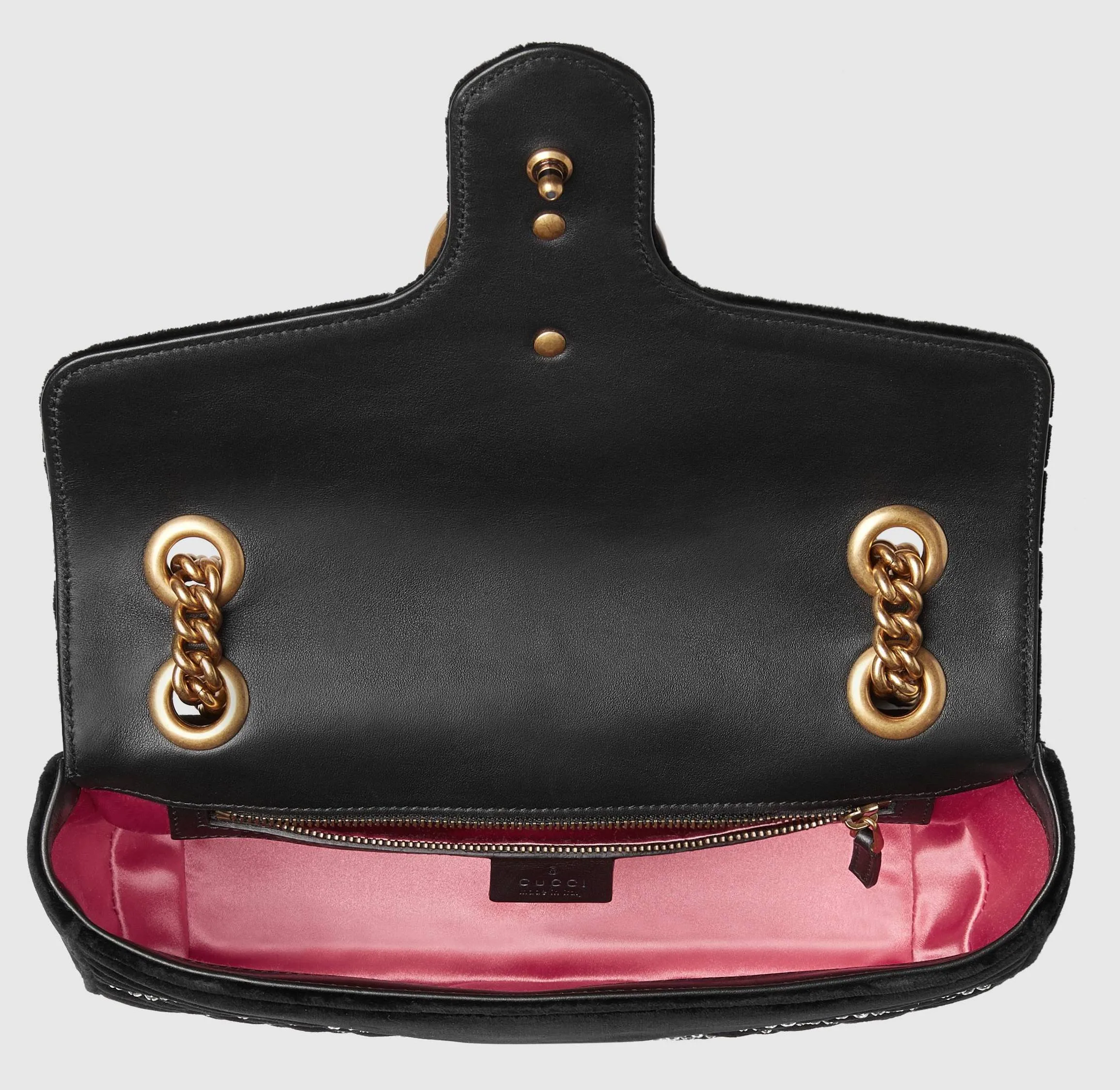 GG Marmont Small Shoulder Bag, Black