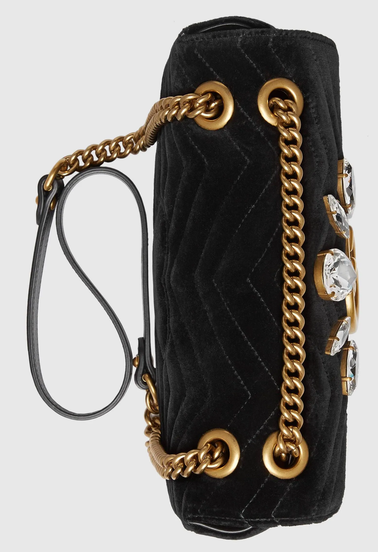 GG Marmont Small Shoulder Bag, Black
