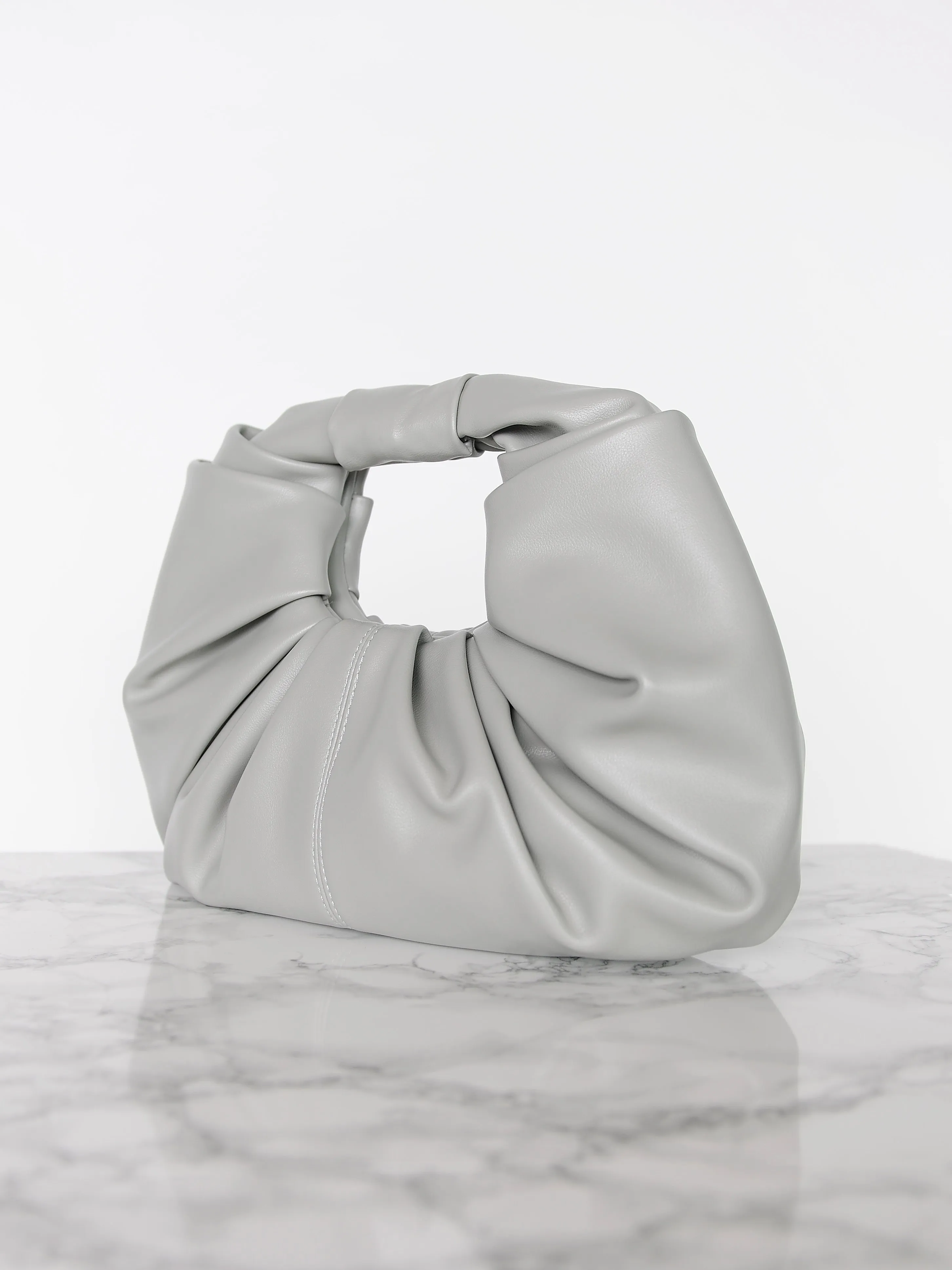 Grey Croissant Bag