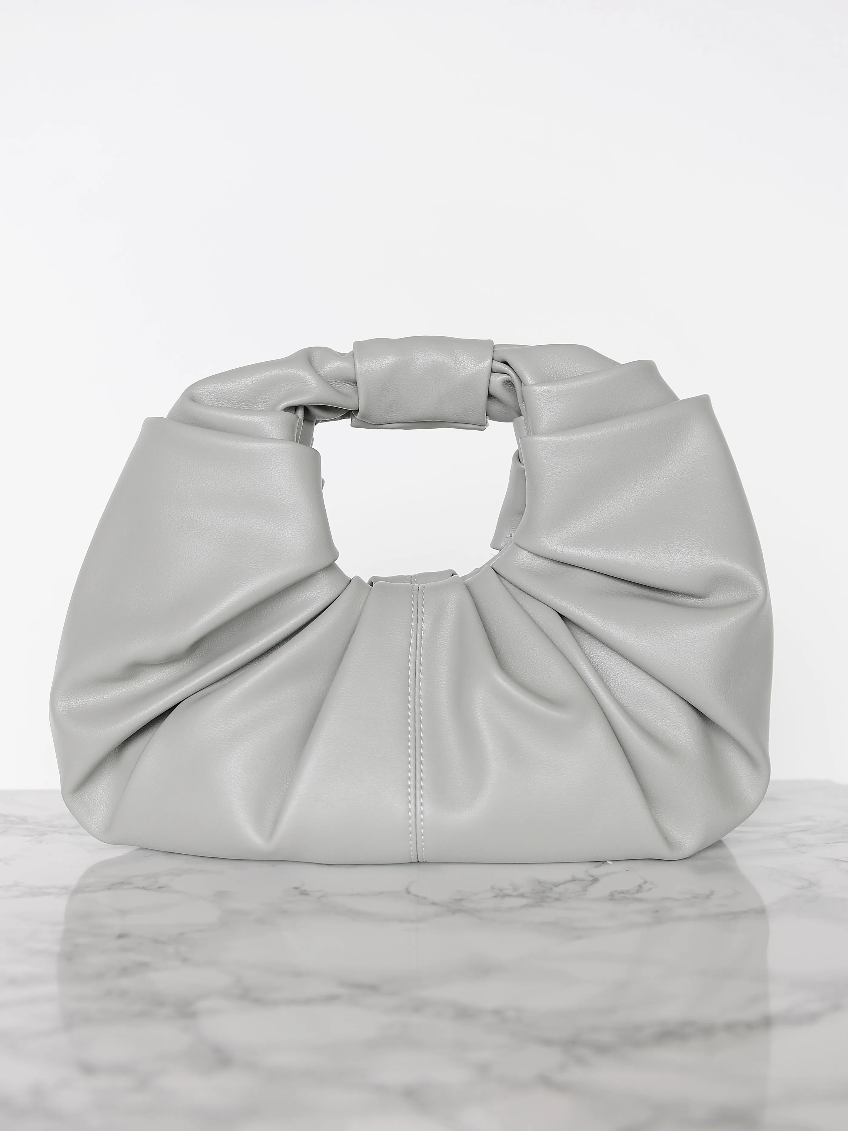Grey Croissant Bag