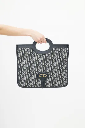 Grey Oblique Monogram Foldable Clutch