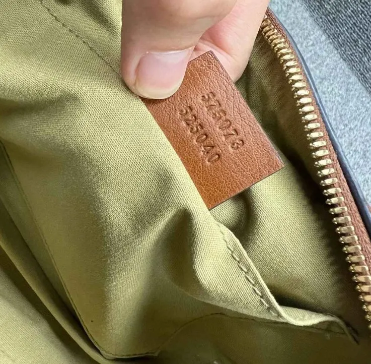 Gucci Brown Supreme Cloth Satchel Bag