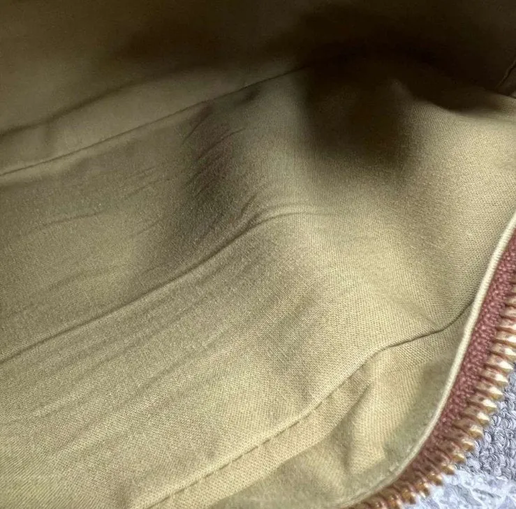Gucci Brown Supreme Cloth Satchel Bag