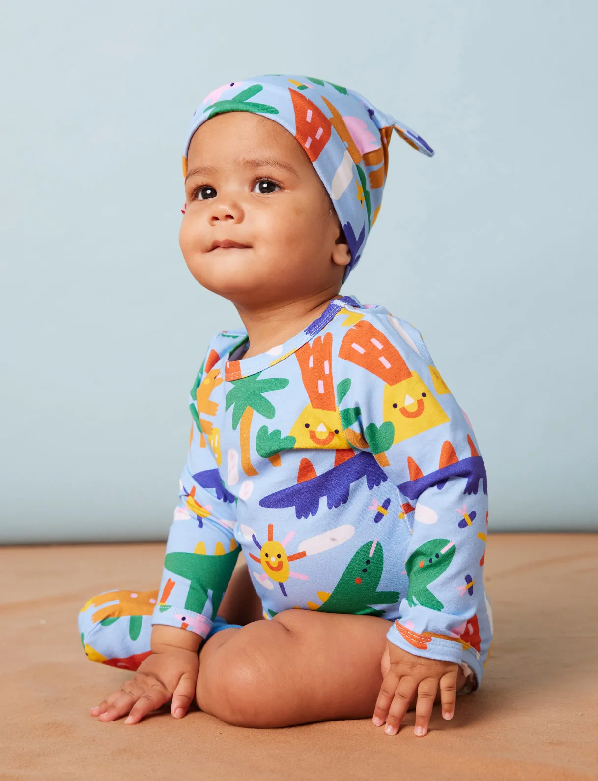 Halcyon Nights Long Sleeve Bodysuit - Dino Days