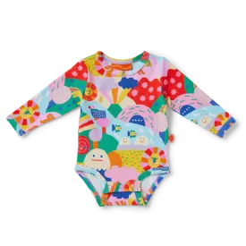 Halcyon Nights Long Sleeve Bodysuit - Rainbow Valley