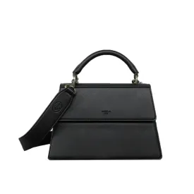 Hamilton Satchel with Signet in Black