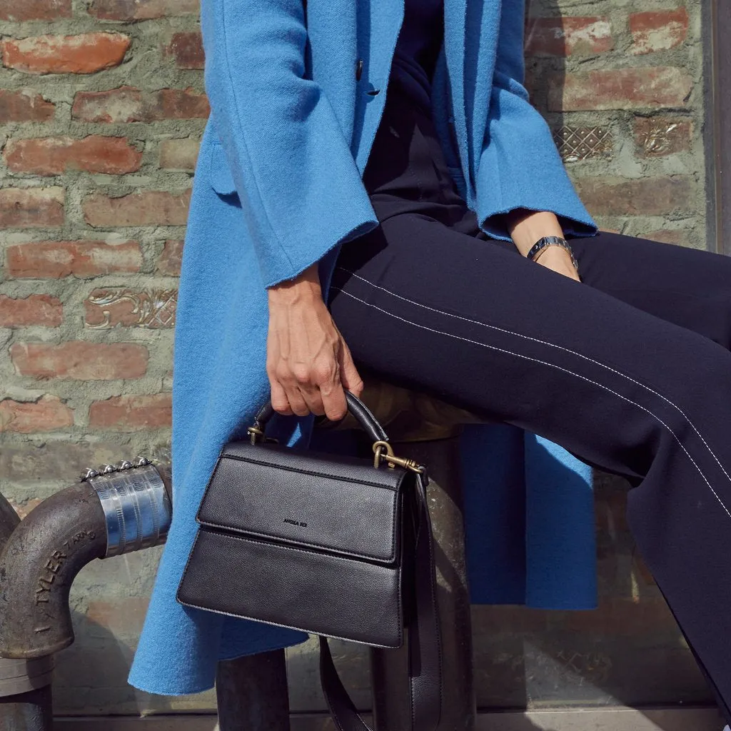 Hamilton Satchel with Signet in Black