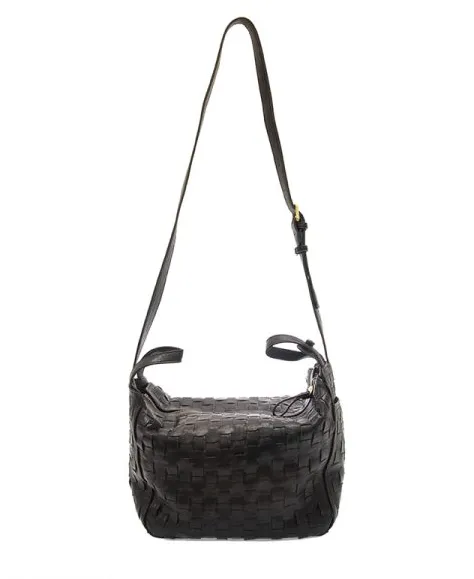 Joy Susan Brenna Woven Bowler Satchel