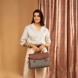 Konkona Heritage Satchel Bag - Kolkata Nouveau