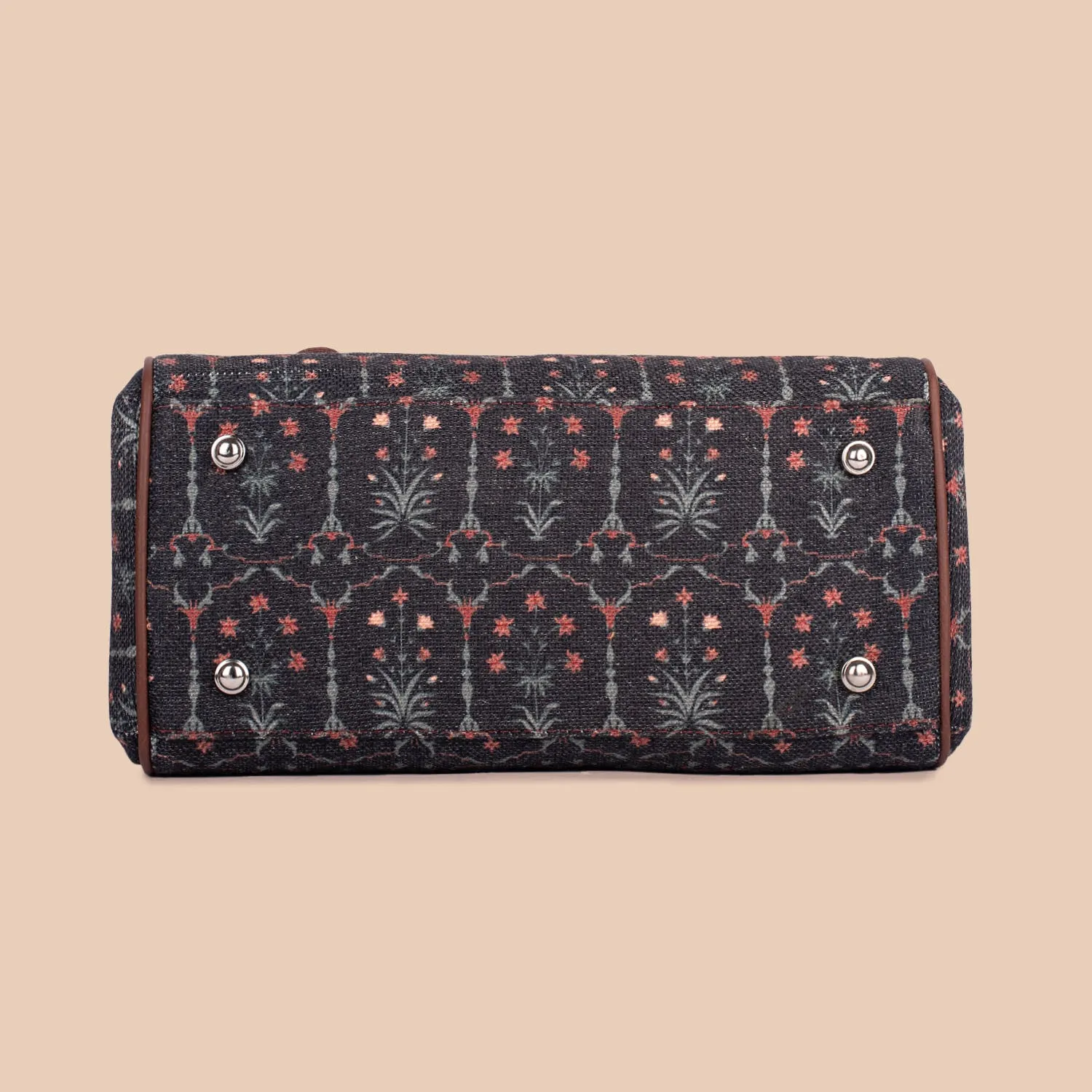 Konkona Heritage Satchel Bag - Taj Guldasta