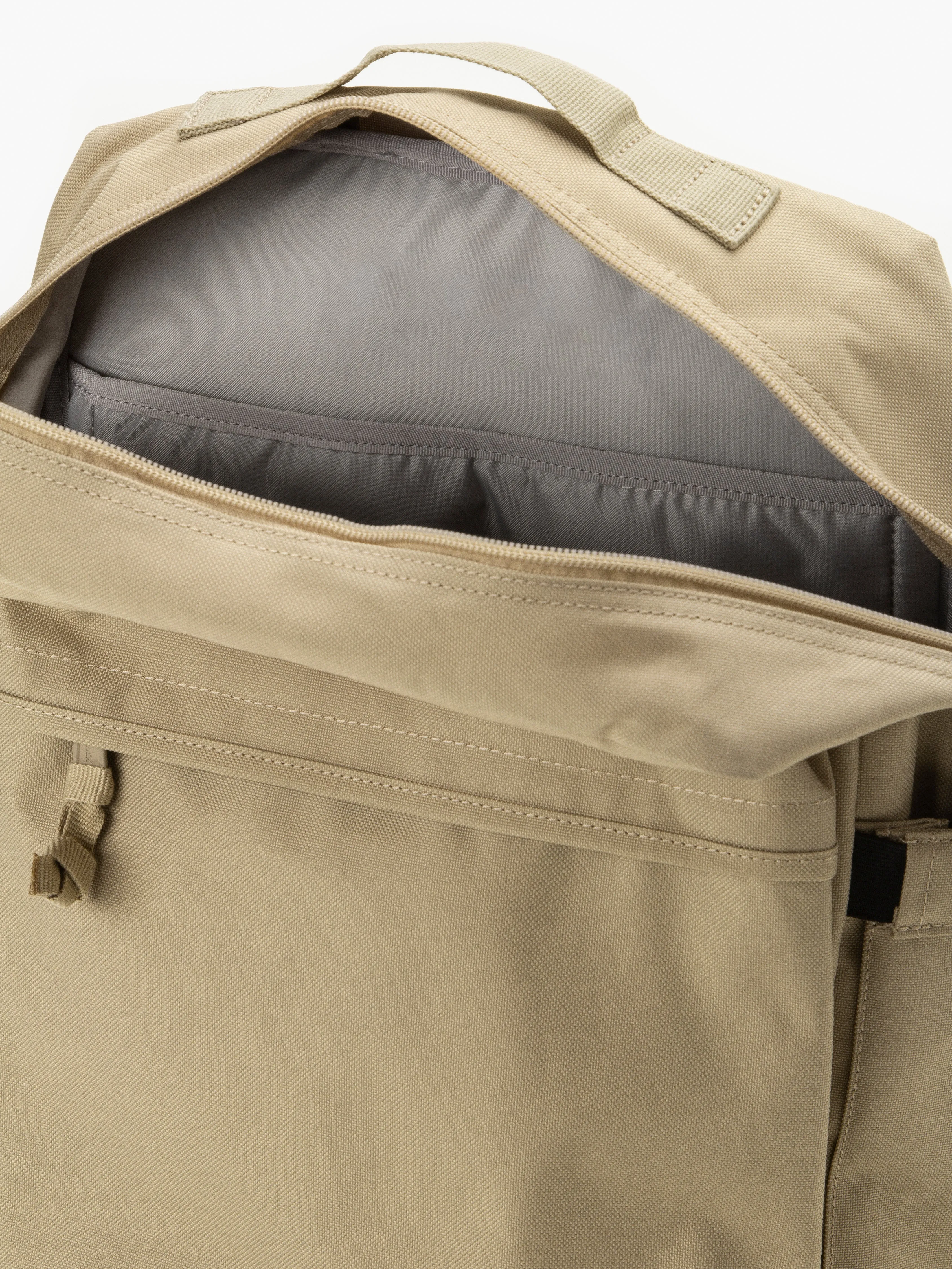 L PACK Unisex Backpack Beige