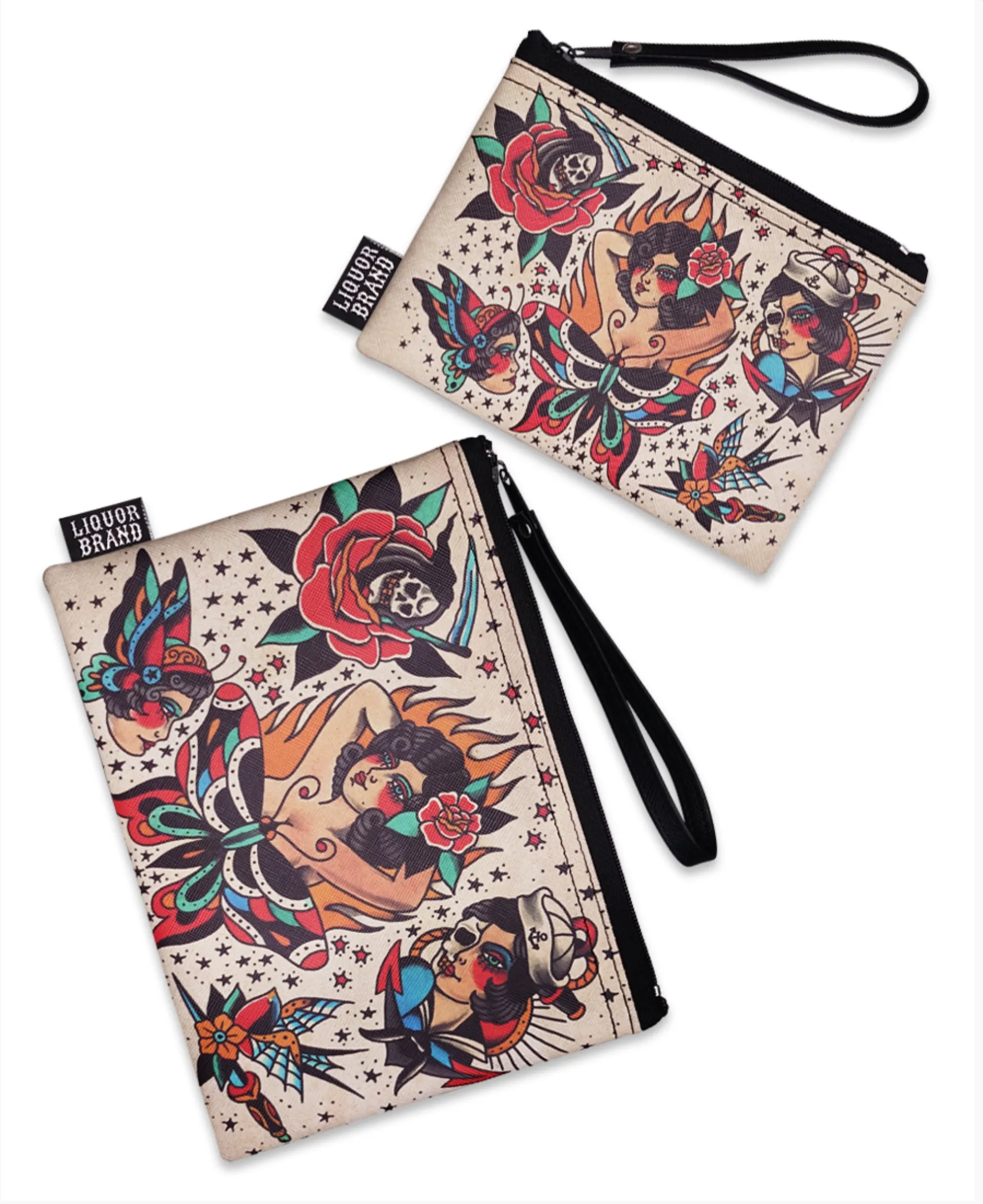 Liquorbrand Makeup and Coin Purse LADY CLASSIC FLASH