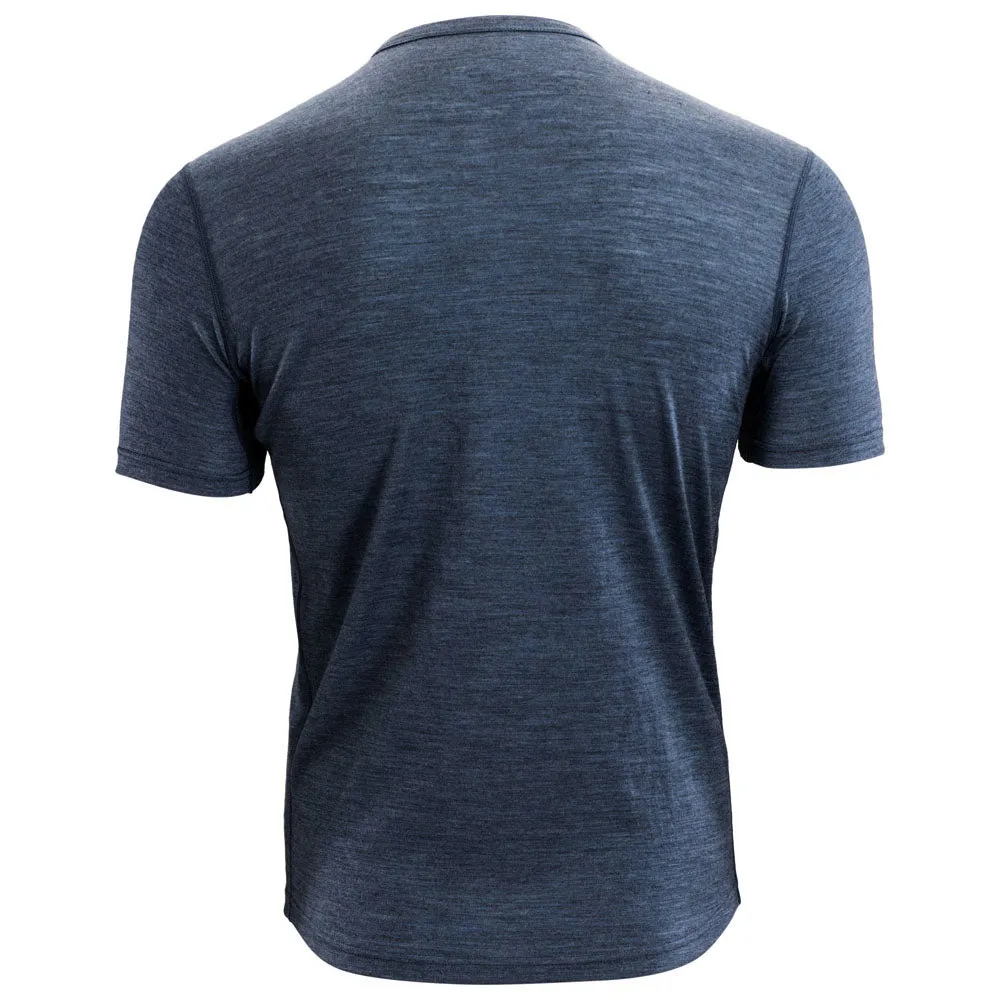 Mens Merino 150 Short Sleeve Crew (Denim)