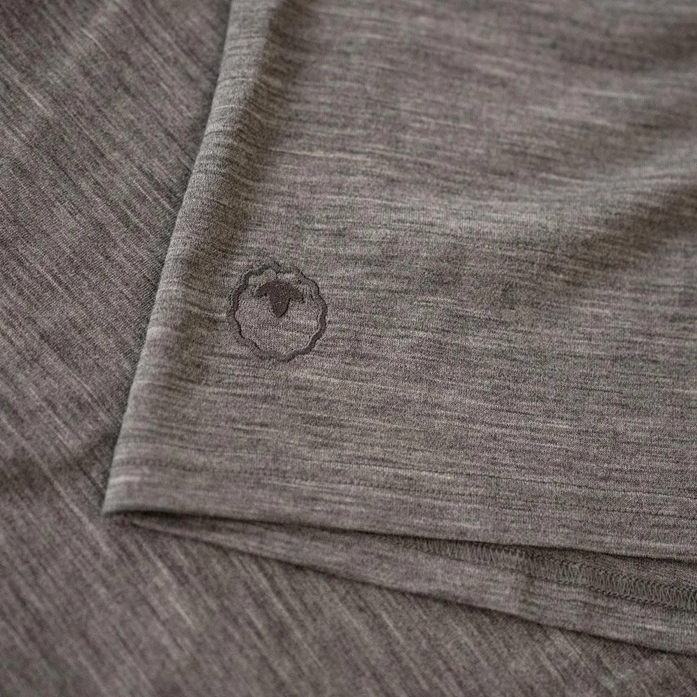 Mens Merino 150 V-Neck Tee (Charcoal)