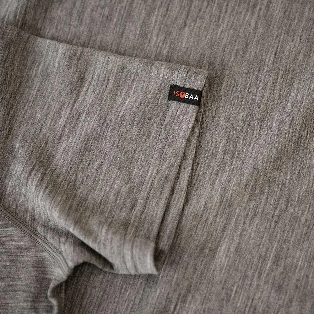 Mens Merino 150 V-Neck Tee (Charcoal)