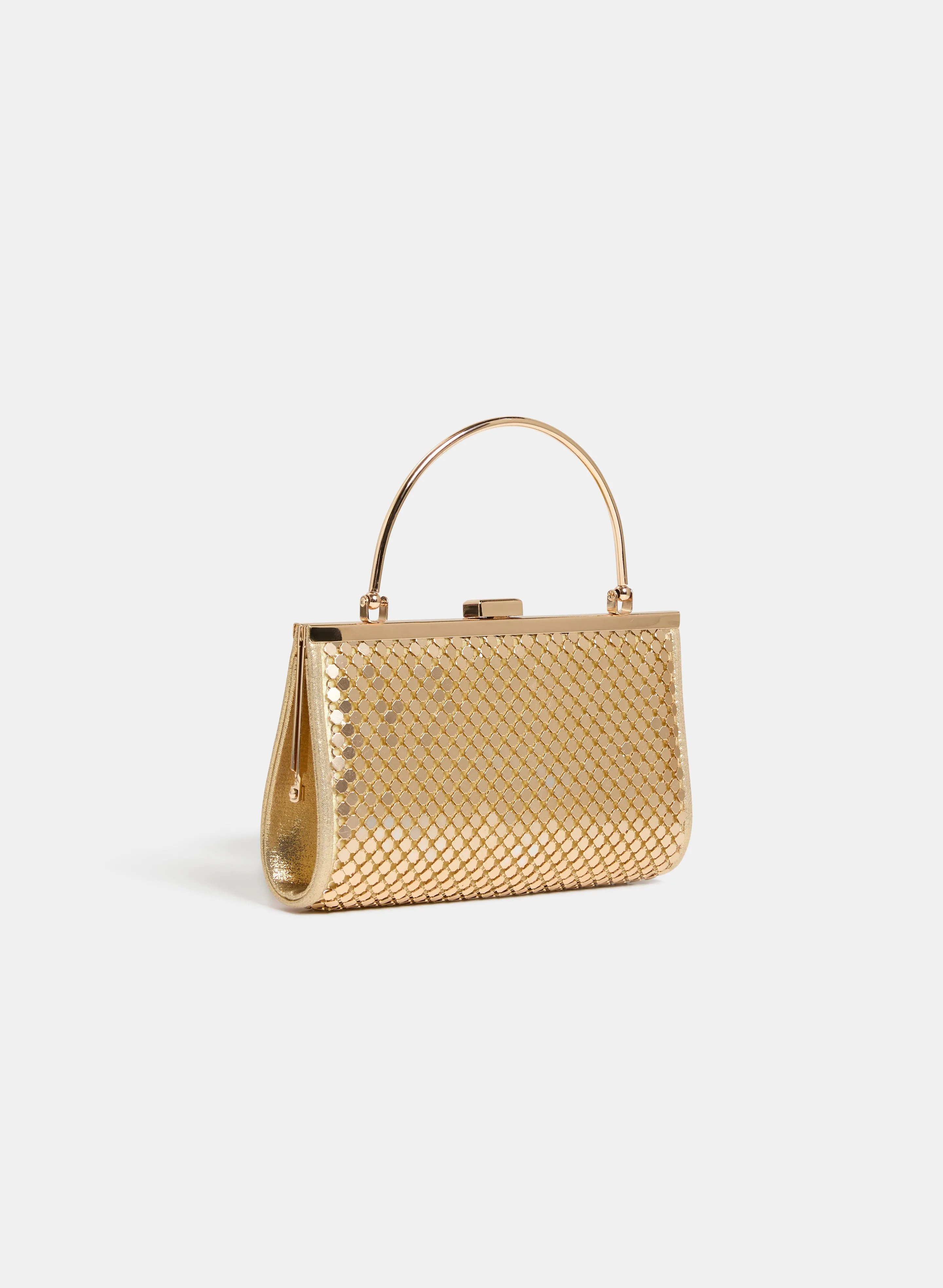 Metallic Mesh Clutch