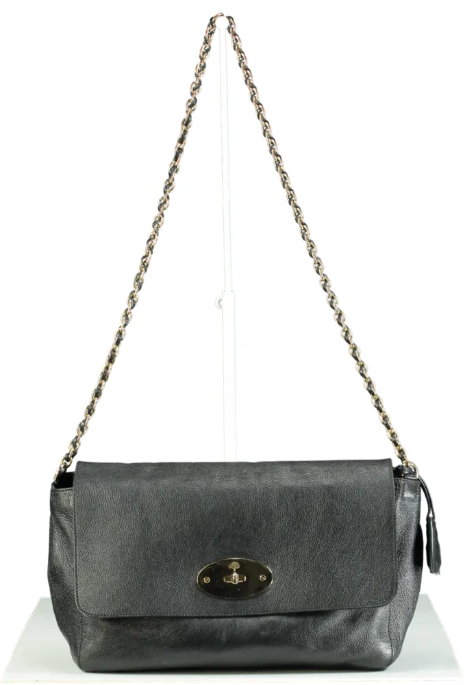 Mulberry Black Leather Lily Bag