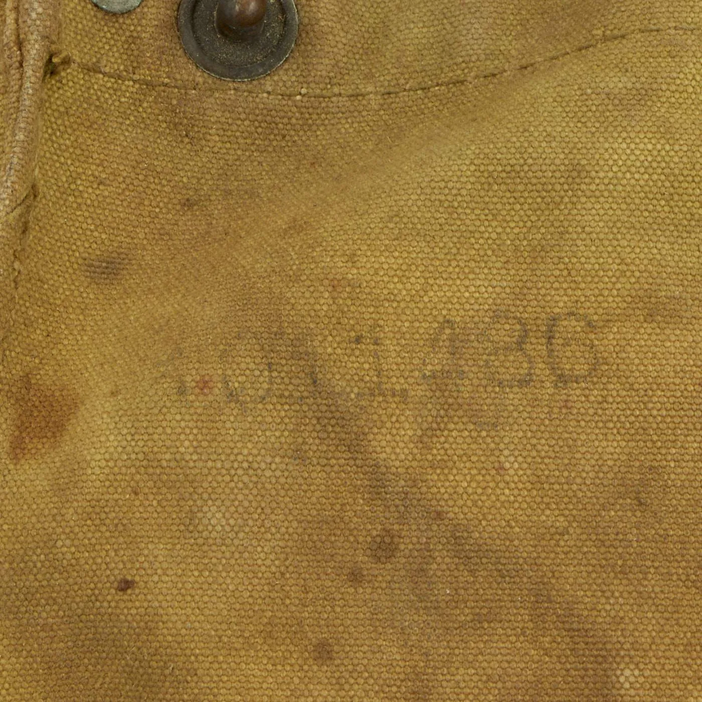 Original U.S. WWI M1917 Textured Paint Doughboy Helmet with SBR Gas Mask & Filter in Bag
