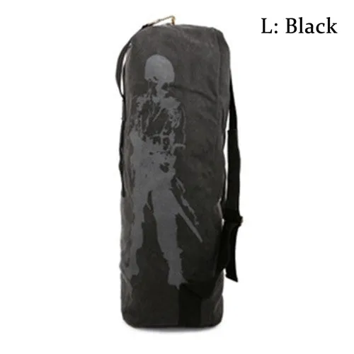 Outdoor Travel Luggage Army Bag Canvas Hiking Backpack Camping Tactical Rucksack