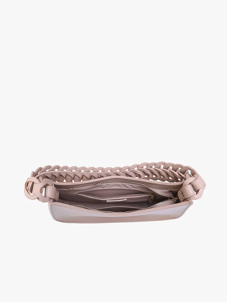 Petra Curved Chain Shoulder Bag