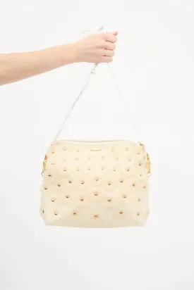 SS 2014 Cream Vinyl The Petal Clutch